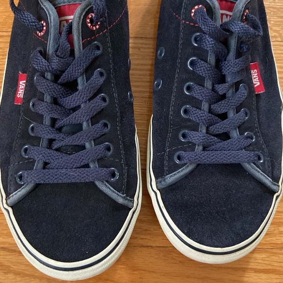 Vans Suede/Leather Navy Blue Sneakers - Picture 4 of 12